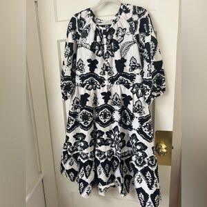 Floral long-ish sleeve Chico size 0.5 dress